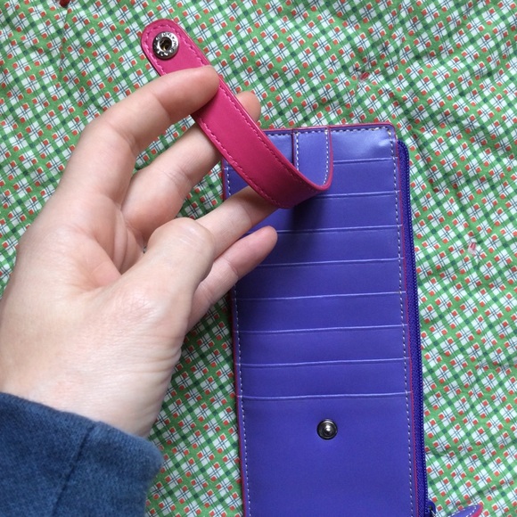 SOLD LODIS Lavender Card ID Wallet Coin Pouch - Picture 4 of 8